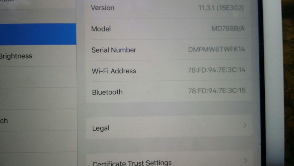 ايباد iPad Air a1474 الواي فاي لا يفتح ايباد iPad Air a1474 الواي فاي لا يفتح