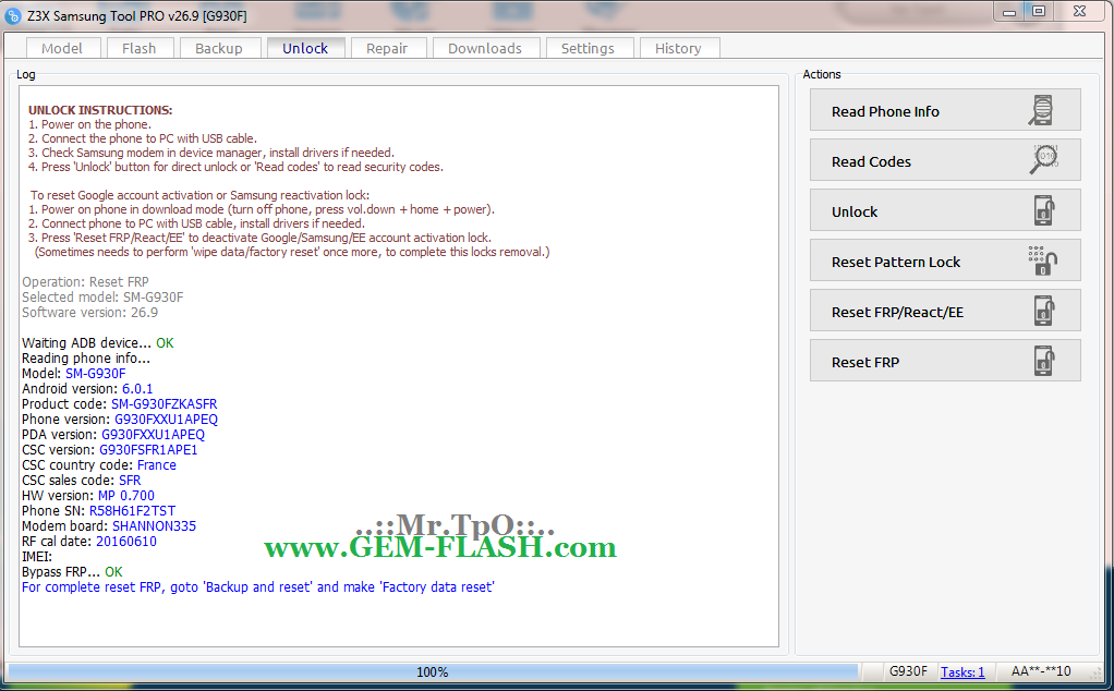 Reset FRP (Google Account) For Samsung SM-G930F Android 6.0.1 Reset FRP (Google Account) For Samsung SM-G930F Android 6.0.1