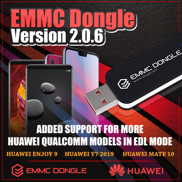 Emmc Dongle Version 2.0.6 - (Added Support For More Huawei Qualocomm Models in EDL