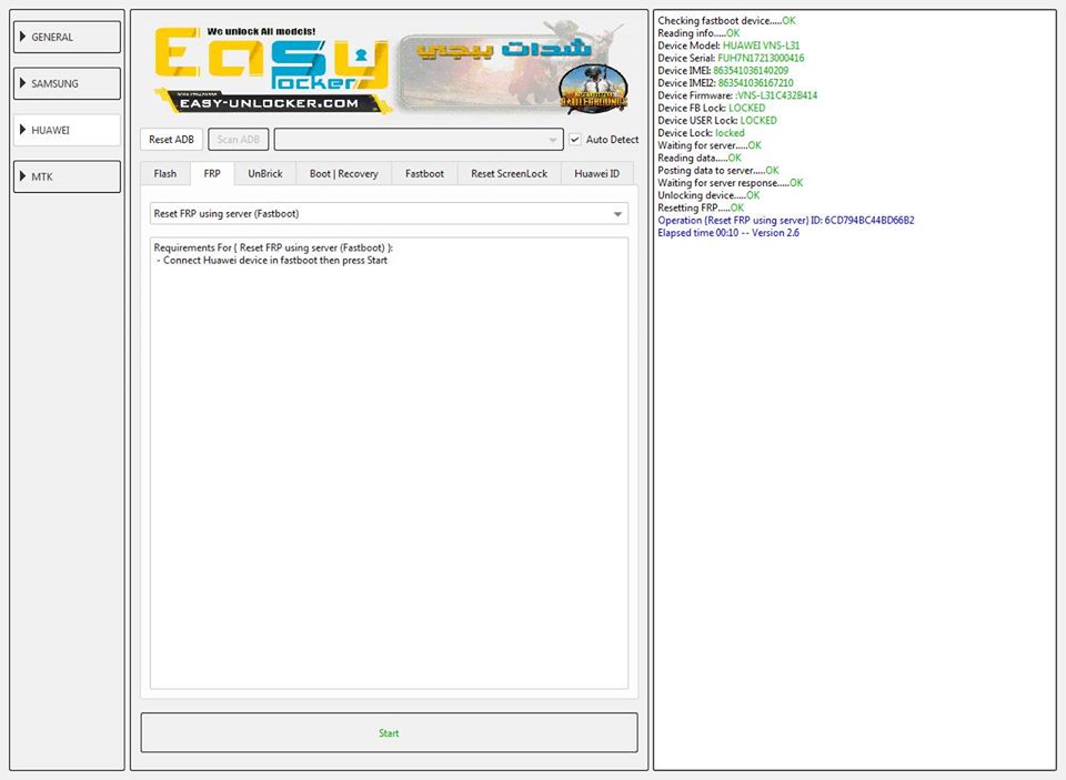 HUAWEI VNS-L31 frp done