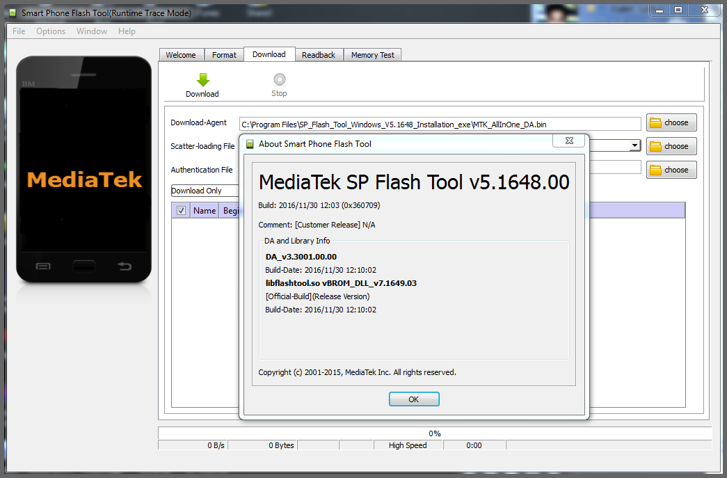 Tools exe. SP Flash Tool авторизация. Flash Tool v6. Smartphone Flash Tool runtime Trace Mode_v5.1343.
