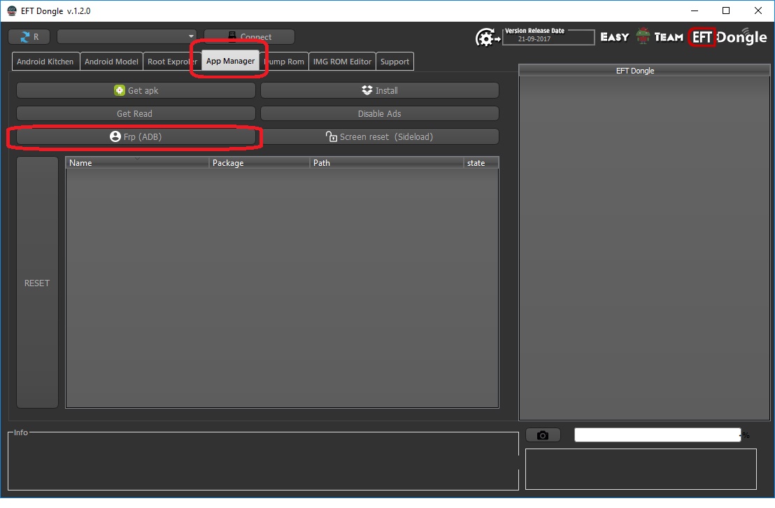 G610F frp reset done by EFT Dongle