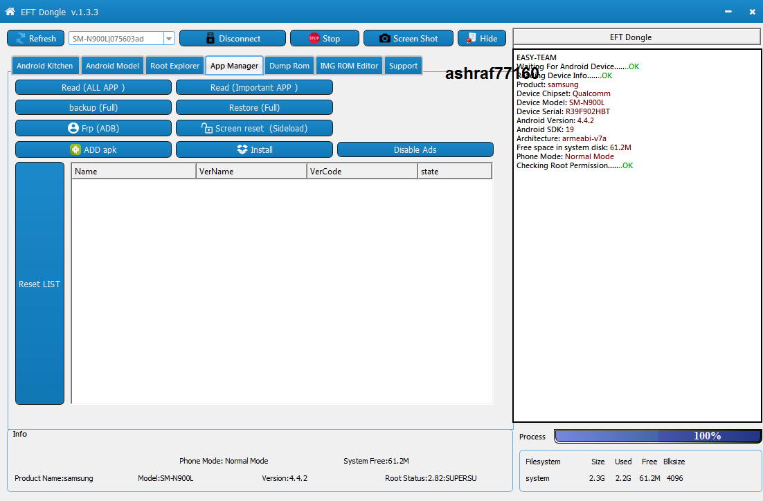 EFT Dongle Success Reports by ashraf77160