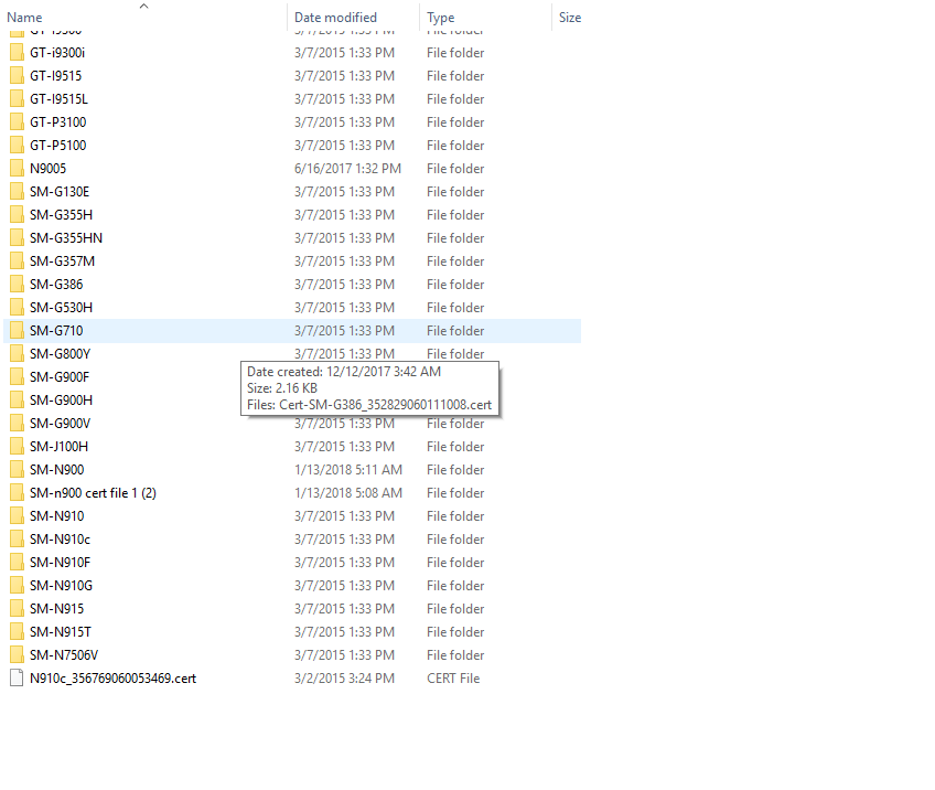 �������� ������� �� ������� ������ CERT FILES