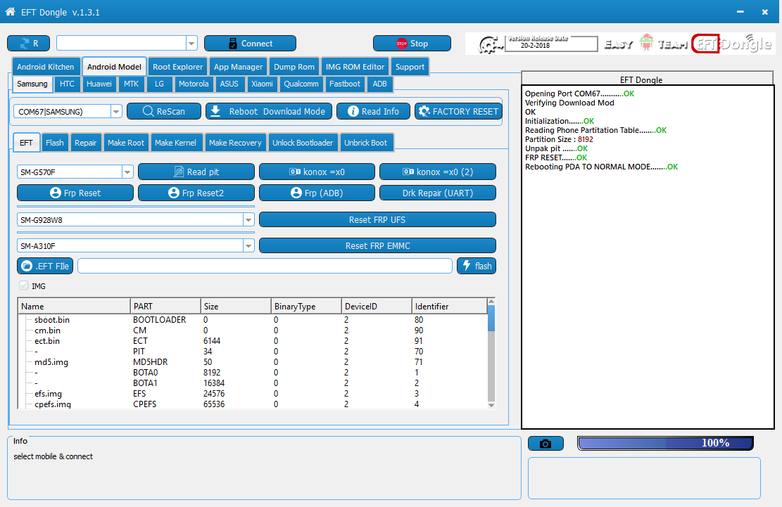 EFT Dongle Success Reports ...MarwanMobile