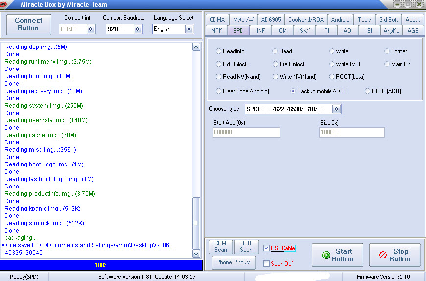 FORMAT YXTEL G006
