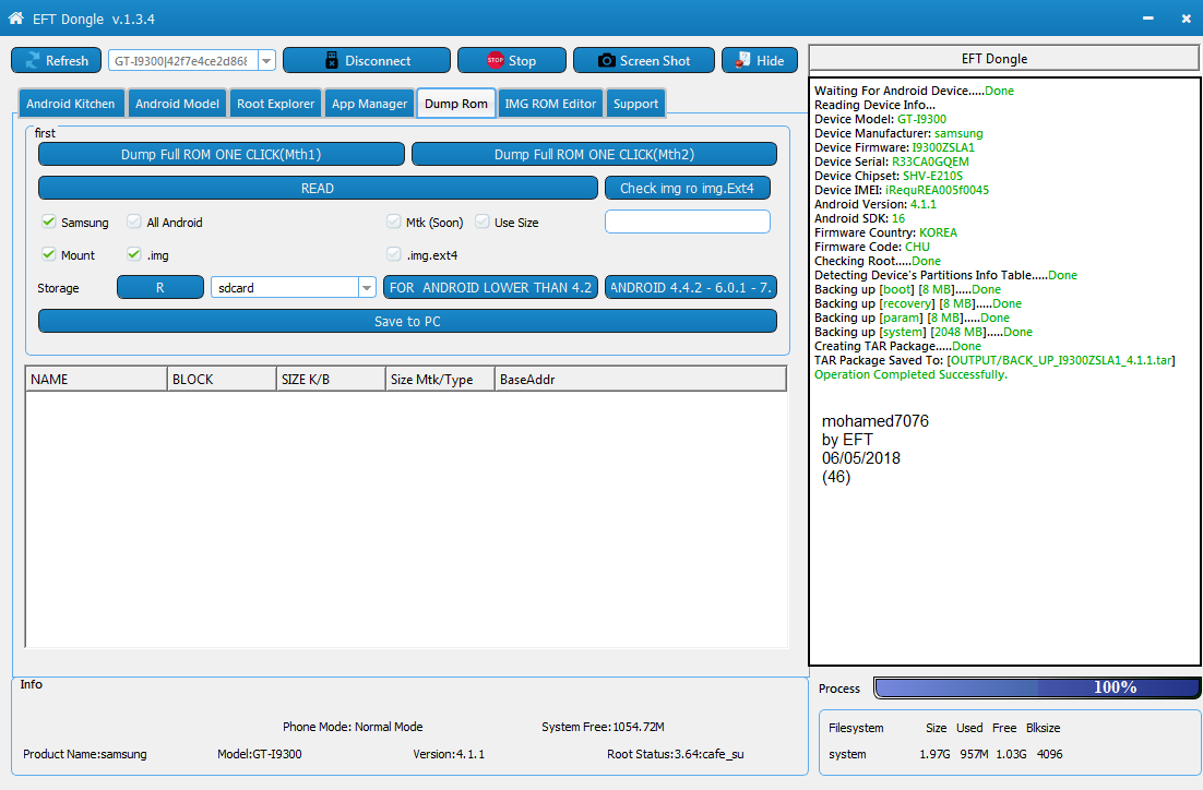 (EFT Dongle Success Reports (mohamed7076