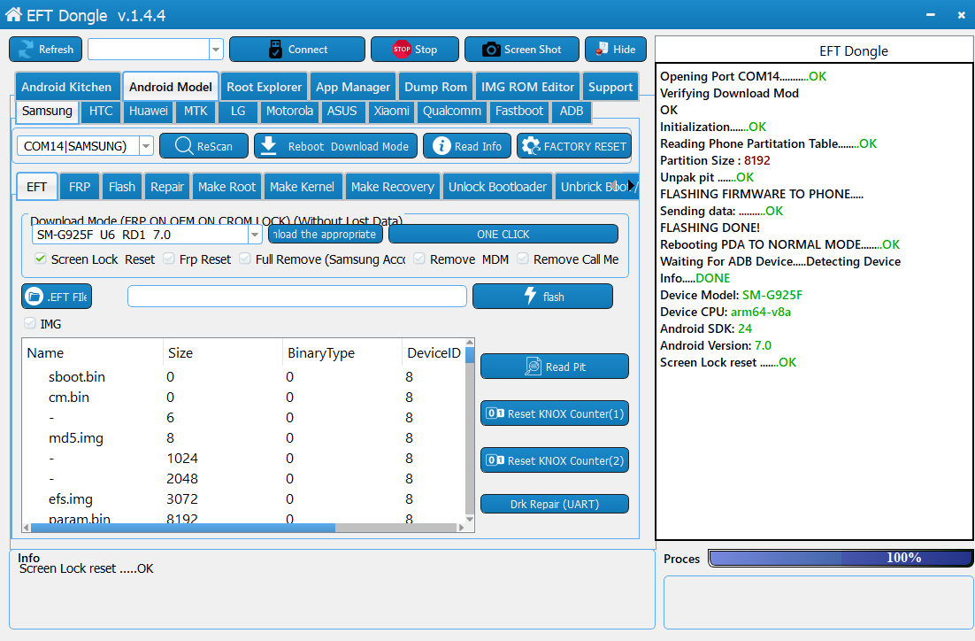 proglak )  EFT Dongle Success Reports )