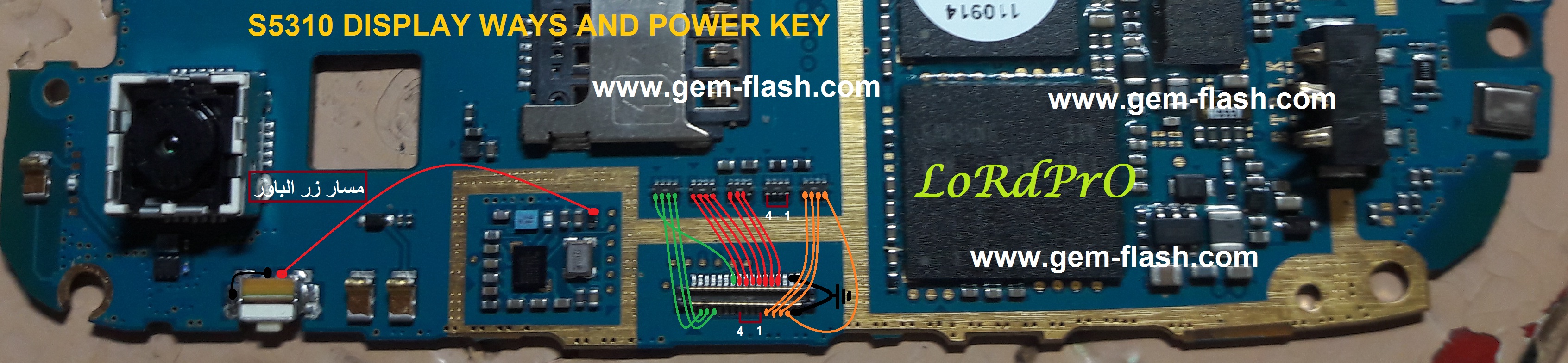 S5310 DISPLAY WAYS AND POWER BUTTON