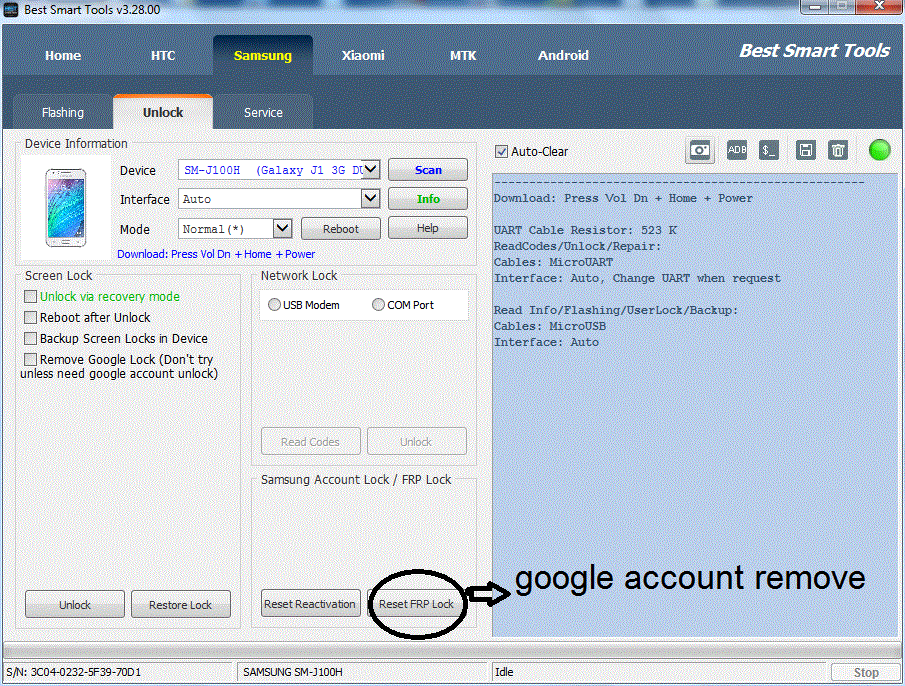 ��� google account remove ��� ������� bst