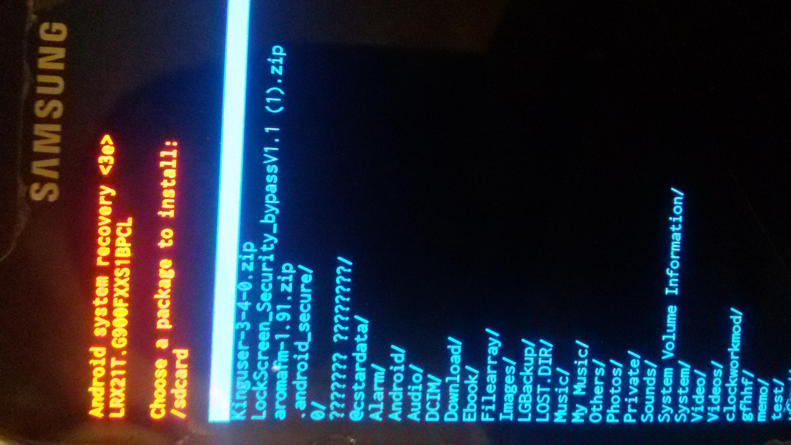 �� �� ��� PIN �SM-G900F