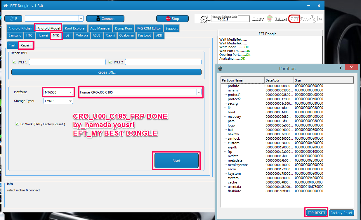 EFT Dongle Success Reports_HAMADA YOUSRI