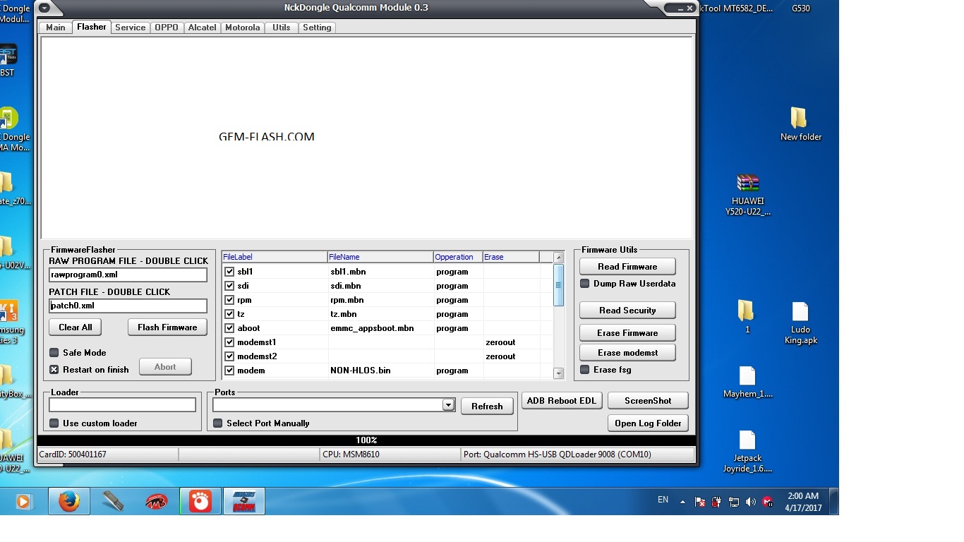 G630-U10V100R001C00B161 Qualcomm-MSM8610