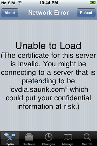    certificate for the server