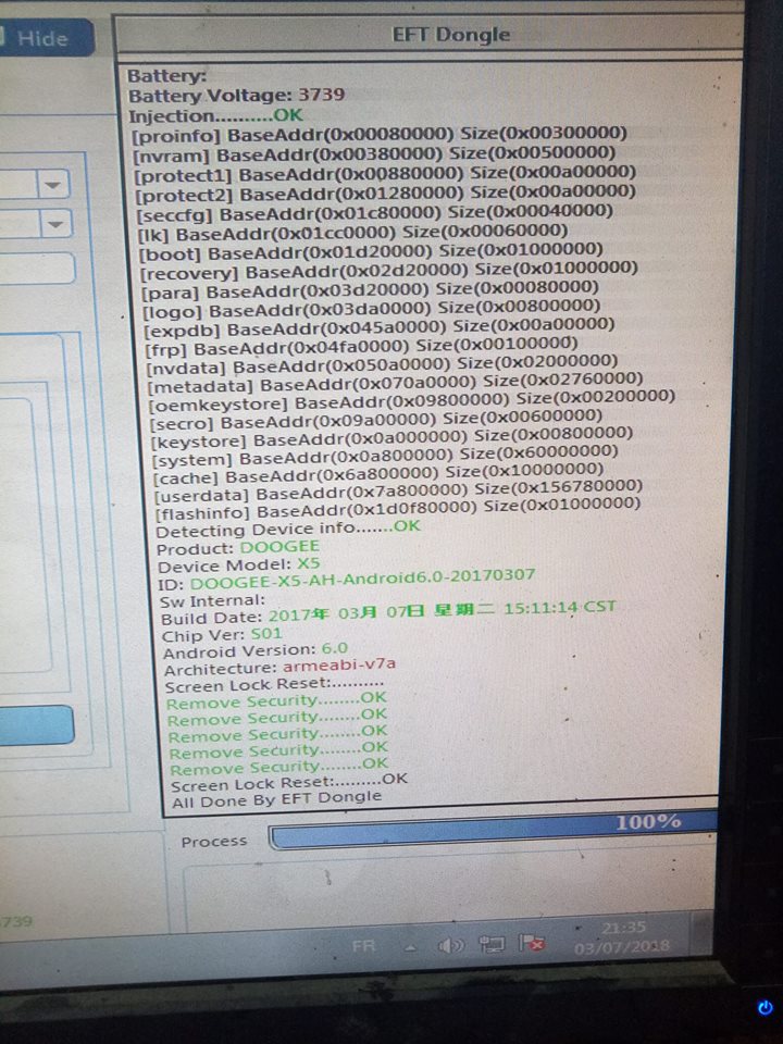 ��� ��� ������ Doogee x5 ���� ��� �������� ������ EFT Dongle