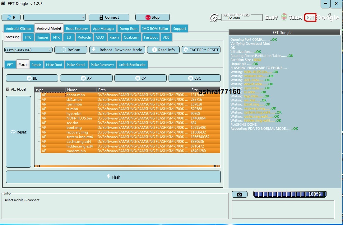 EFT Dongle Success Reports by ashraf77160