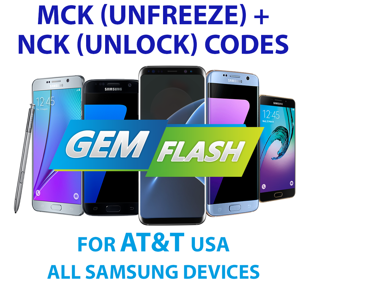 New Price For (Unlock Samsung USA - AT&T - NCK + MCK/Unfreeze)