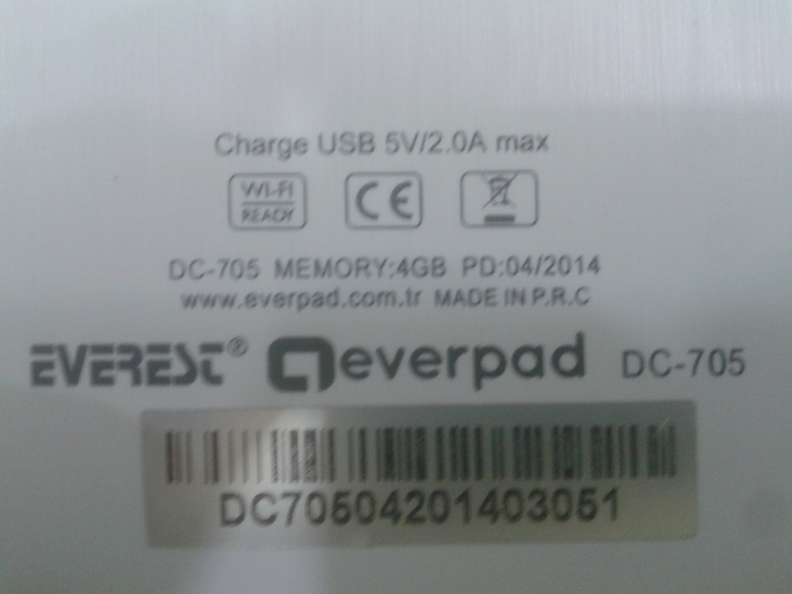 مشكلة مع تاب EVERPAD DC-705 بعد التفليش مشكلة مع تاب EVERPAD DC-705 بعد التفليش