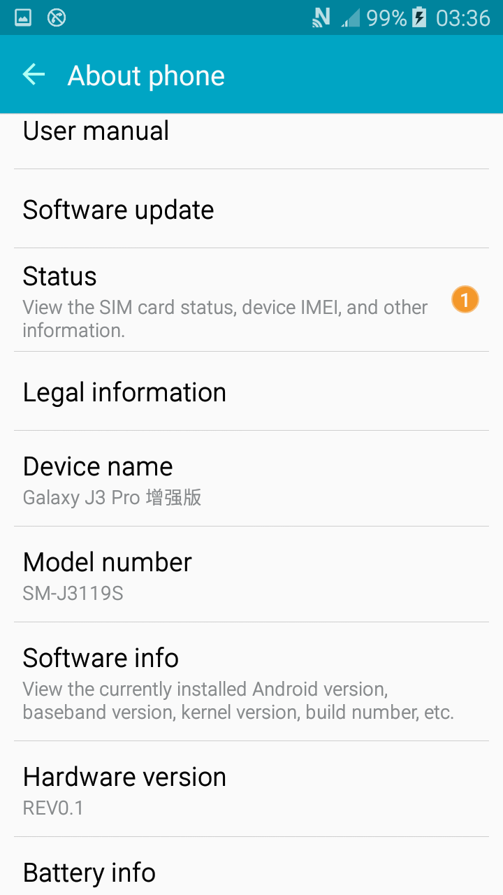 Galaxy J3 Pro J3119S Root & Gapps Done by EFT
