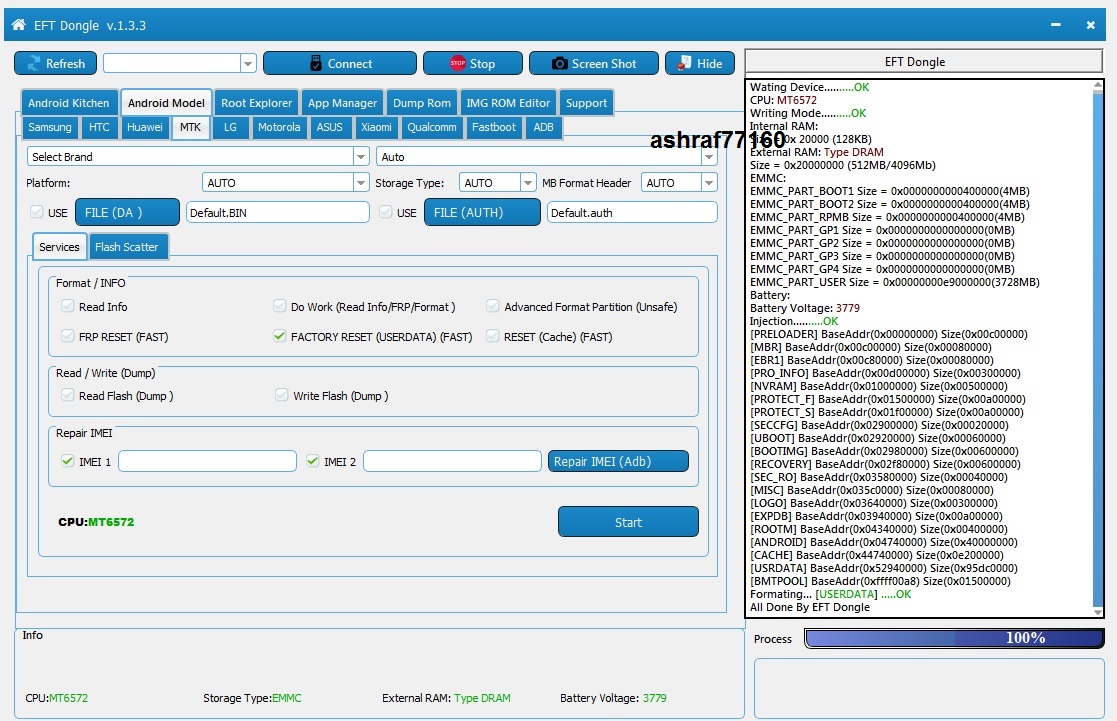 EFT Dongle Success Reports by ashraf77160