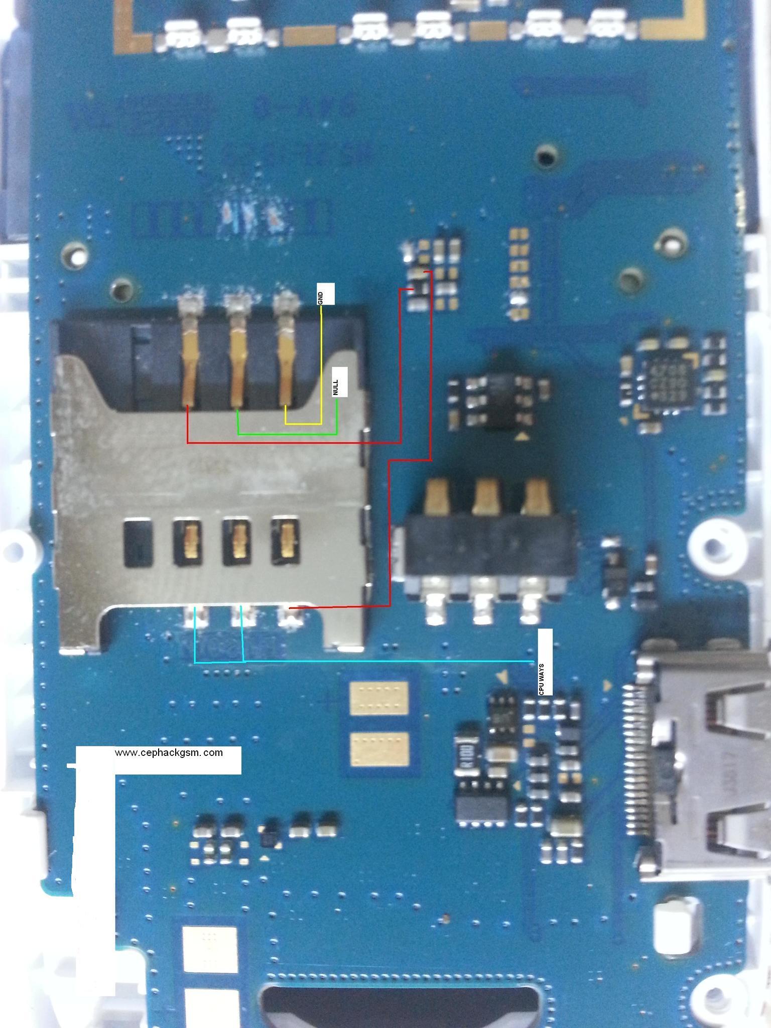 ��� sim �������� gt-e1205t
