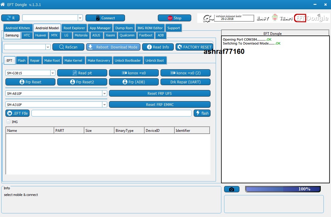 EFT Dongle Success Reports by ashraf77160