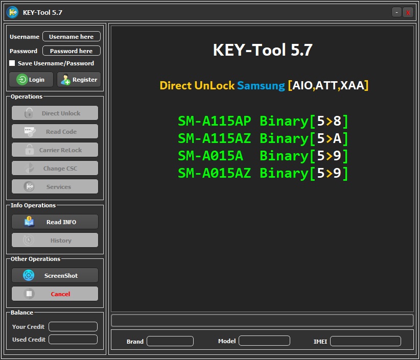 KEY-Tool 5.7 - Direct UnLock Samsung SM-A115AP,SM-A115AZ,SM-A015A,SM-A015AZ New Security Patch ✅