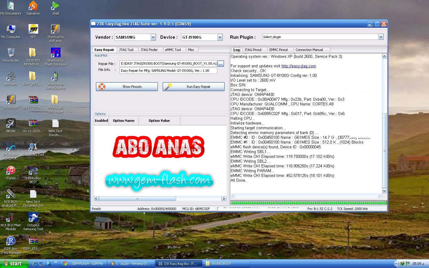�� ����� ��� I9100G ����� ��� Z3X JTAG