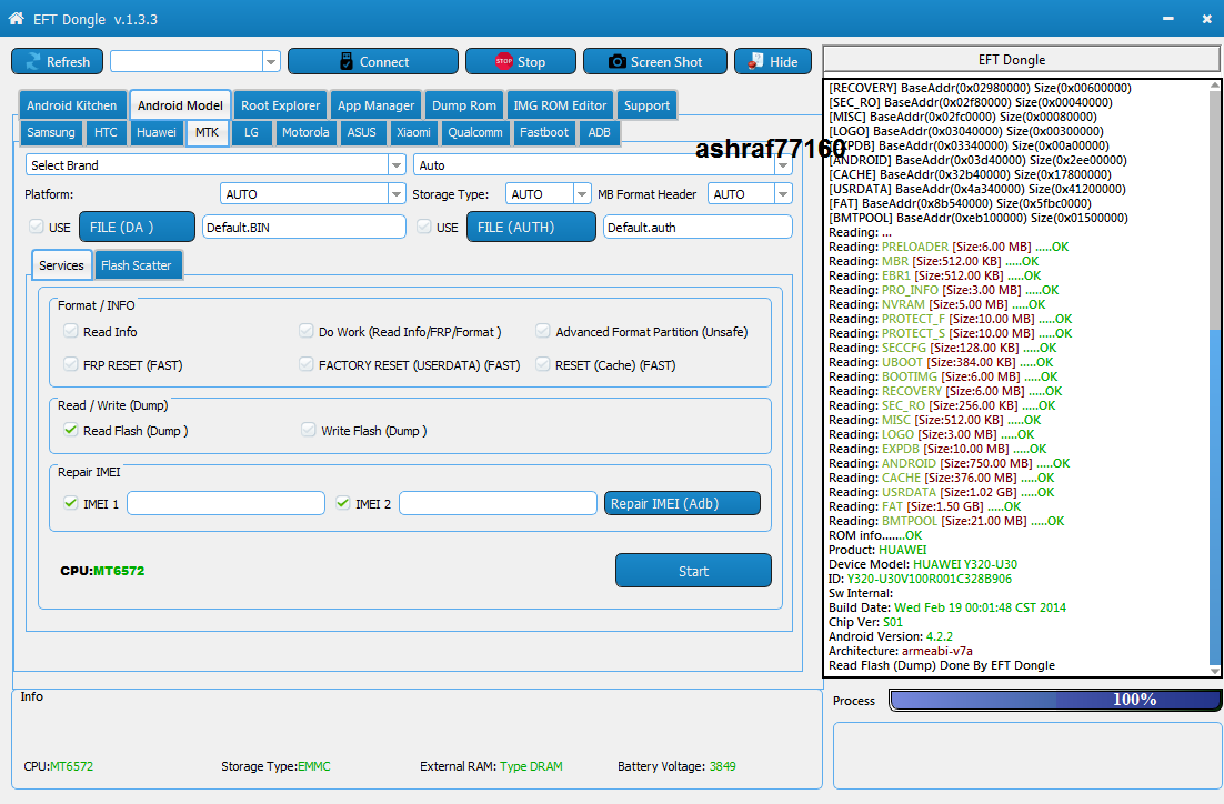 EFT Dongle Success Reports by ashraf77160