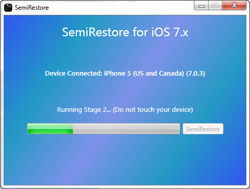 ��� semi restore ������ ��� �� ������