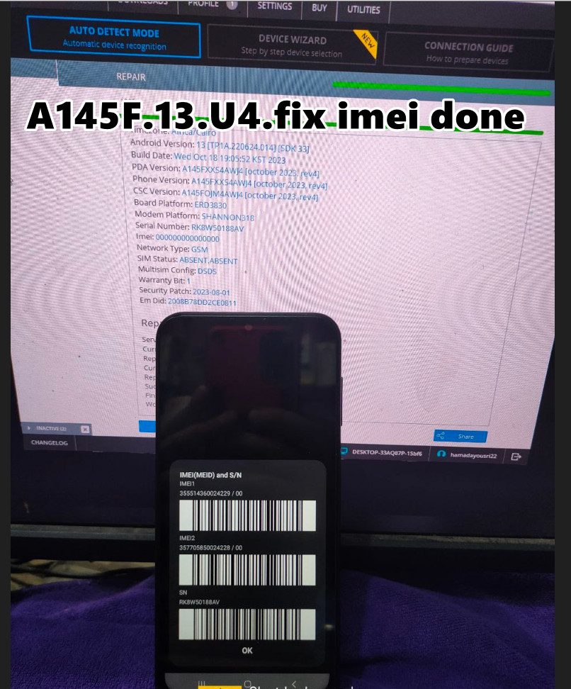 A145F.13.U4.fix imei done