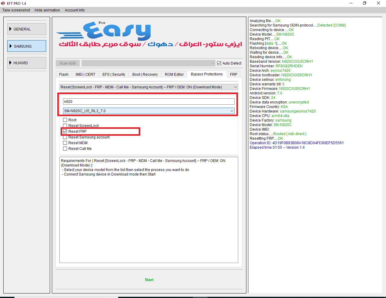 note 5 n920c u5 frp bypass