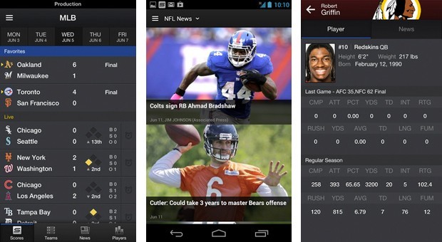 ����� Yahoo! Sports �������� � iOS