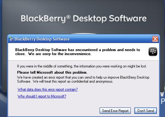    BlackBerry Desktop Manager