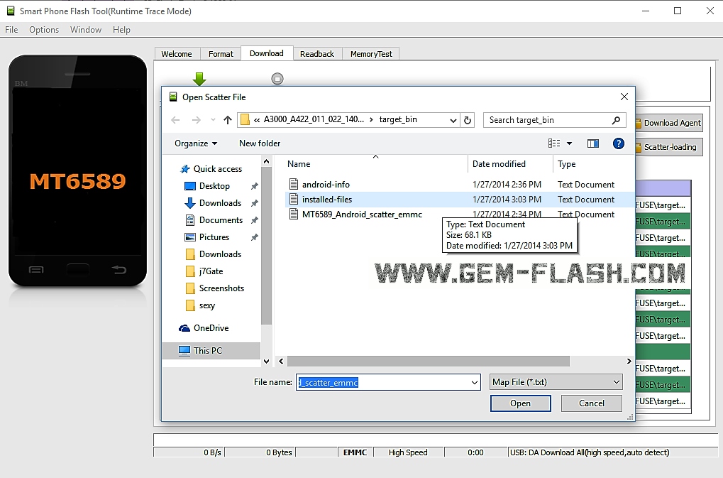طريقة تفليش Lenovo A3000 باستخدام FlashTool طريقة تفليش Lenovo A3000 باستخدام FlashTool