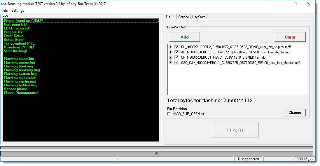 SAMSUNG NOTE 3  N900  FLASH DONE
