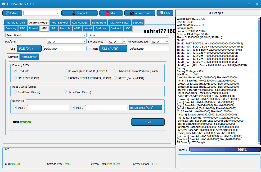 EFT Dongle Success Reports by ashraf77160