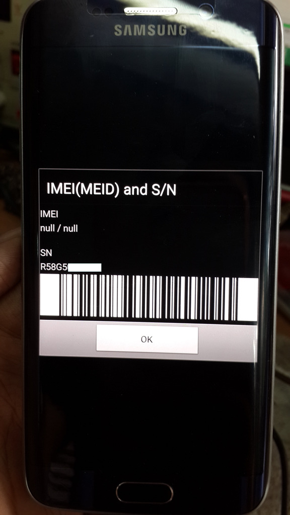 حل مشكلة Imei Null و BASEBAND UNKNOWN لهاتف Samsung S6 Edge SM-G925A حل مشكلة Imei Null و BASEBAND UNKNOWN لهاتف Samsung S6 Edge SM-G925A