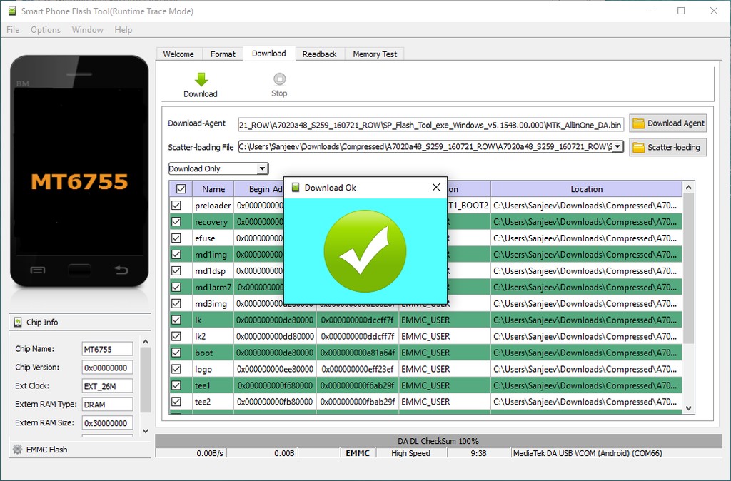 ����� ����� LENOVO A7020a