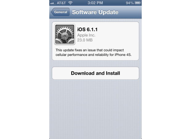   iOS 6.1.1  4 