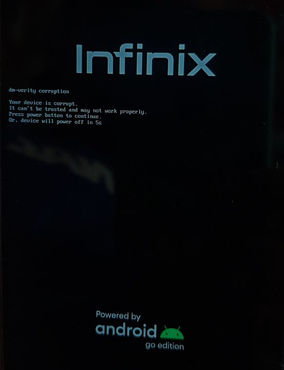INFINIX HOT 10I-X658E- dm-verity