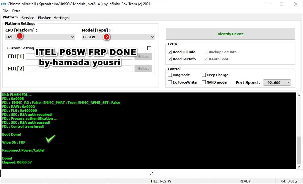 ITEL P65W FRP DONE