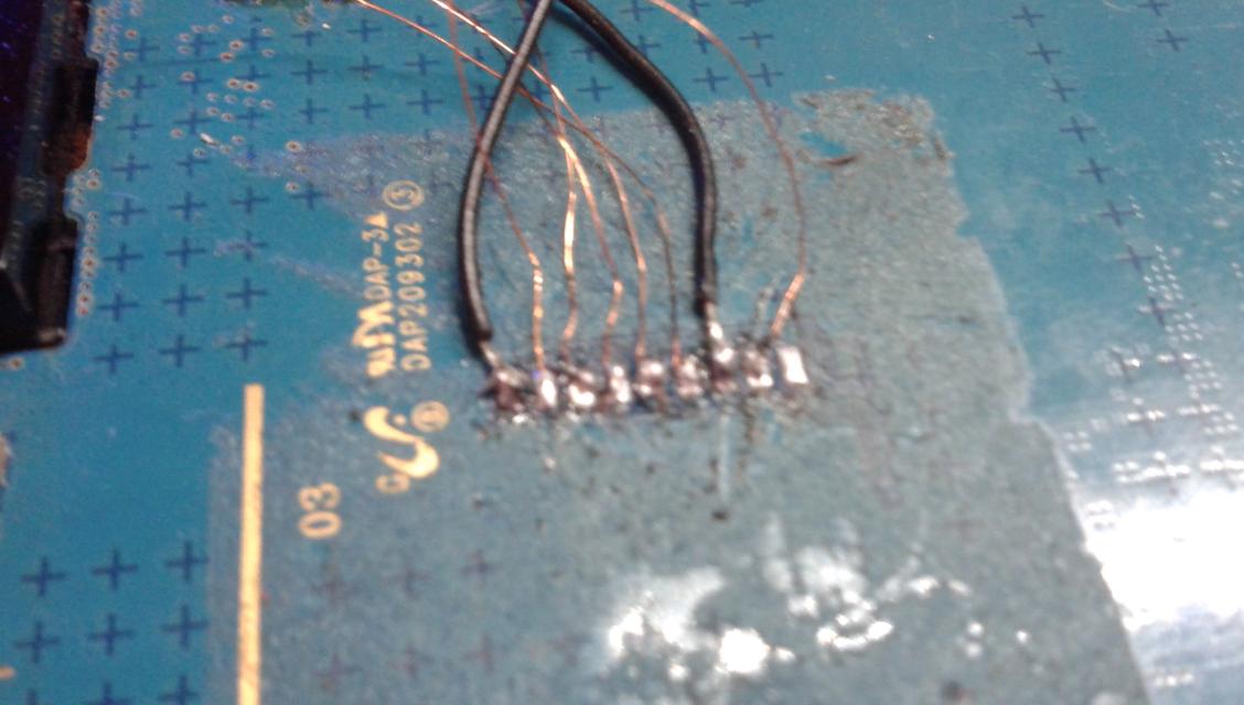 repair boot and flash dump for GT-S7500T by easy jtag done