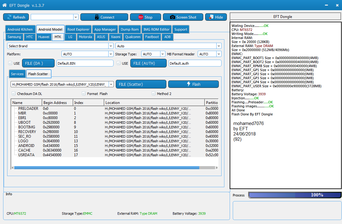 (EFT Dongle Success Reports (mohamed7076
