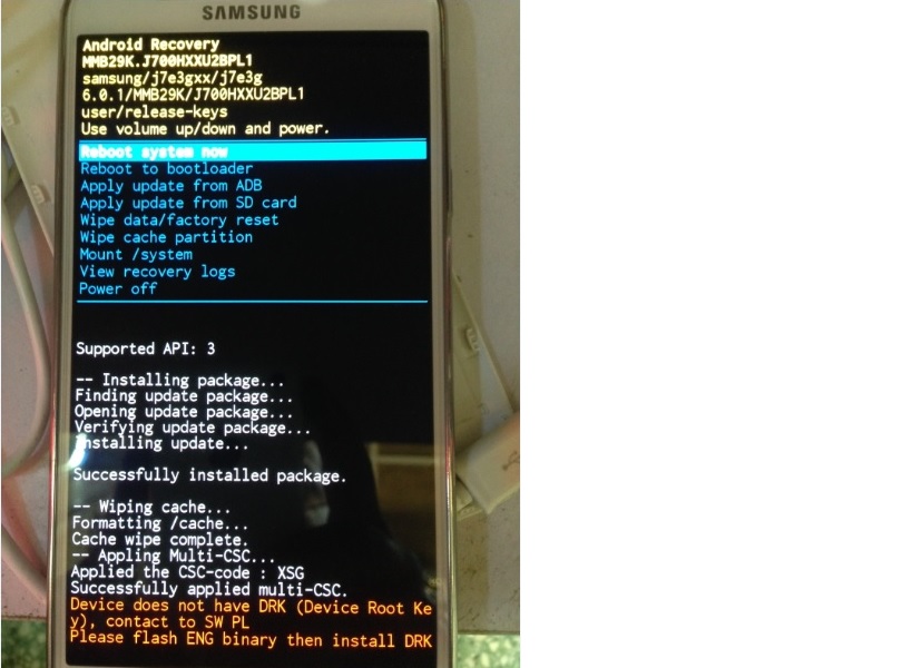 ����� �� ���� Samsung J700h ���� ��������