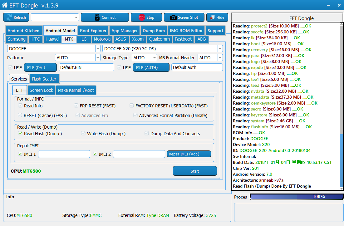 proglak )  EFT Dongle Success Reports )