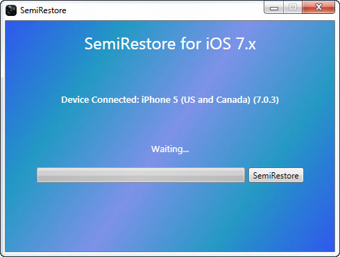 ��� semi restore ������ ��� �� ������