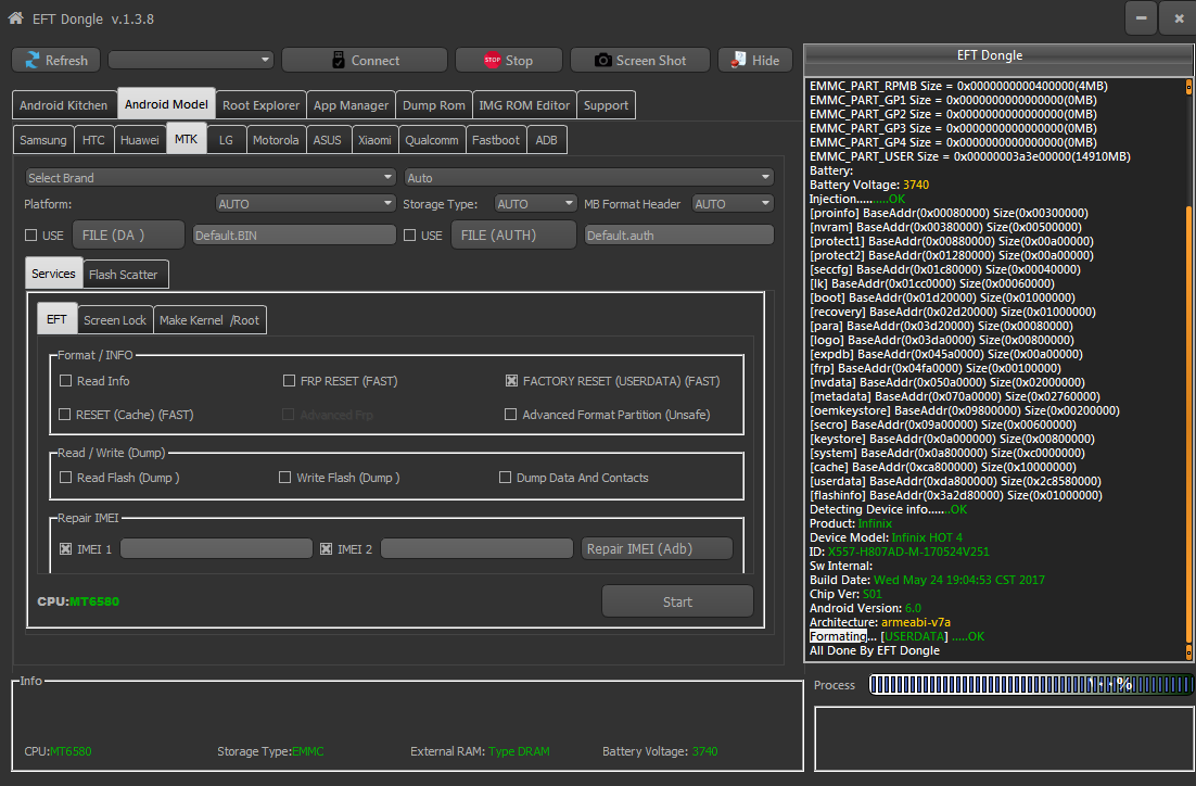 EFT Dongle Success Reports (calmsystem)