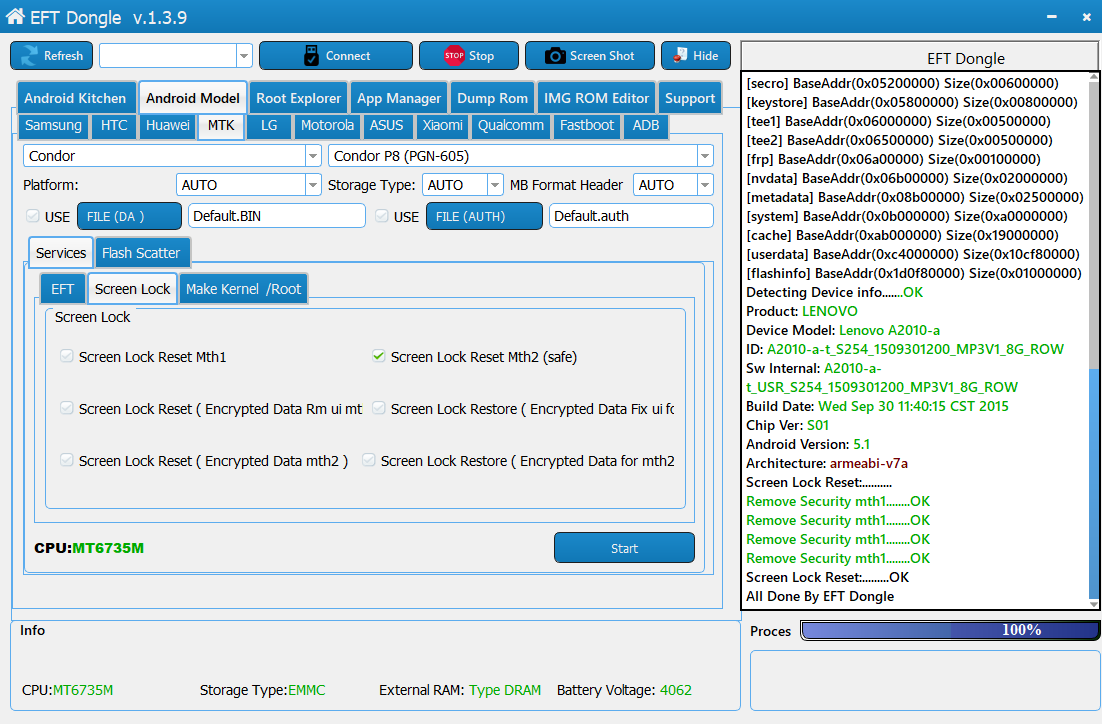 proglak )  EFT Dongle Success Reports )