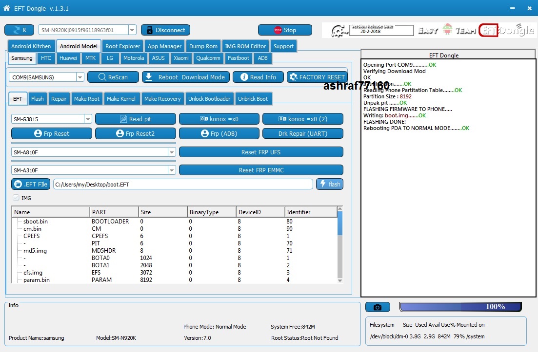 EFT Dongle Success Reports by ashraf77160